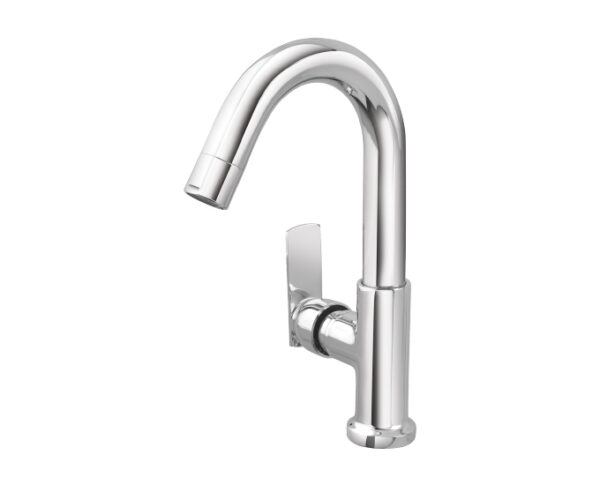 Titanium pillar cock with swan neck (left) - Image 3