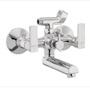 Titanium wall mixer