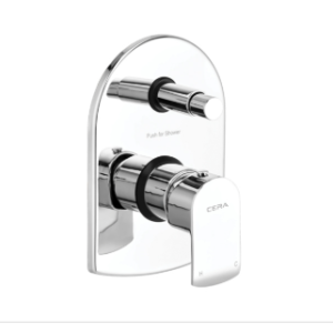 Chromo push type single lever concealed diverter
