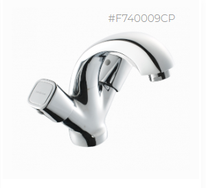 Dove Central Hole Basin Mixer Without Popup